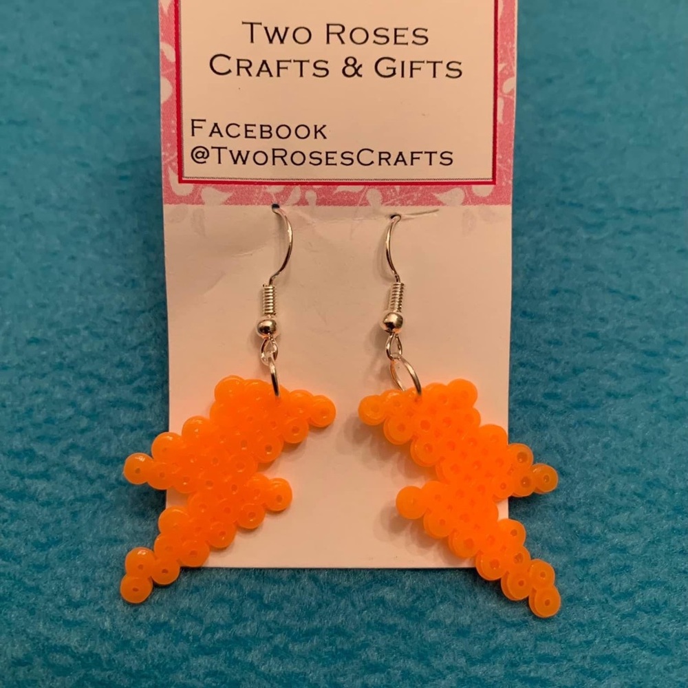 Lightning bolt earrings